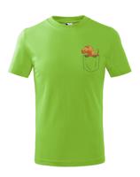 Dětské tričko Dinosaurus v kapse - originální a stylové dětské tričko