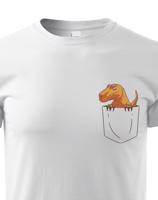 Dětské tričko Dinosaurus v kapse - originální a stylové dětské tričko