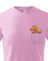 Dětské tričko Dinosaurus v kapse - originální a stylové dětské tričko