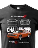 Dětské tričko Dodge Challenger SRT Hellcat - kvalitní tisk a rychlé dodání