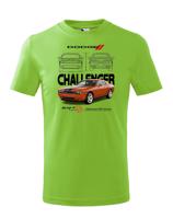 Dětské tričko Dodge Challenger SRT Hellcat - kvalitní tisk a rychlé dodání
