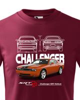 Dětské tričko Dodge Challenger SRT Hellcat - kvalitní tisk a rychlé dodání