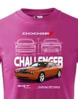 Dětské tričko Dodge Challenger SRT Hellcat - kvalitní tisk a rychlé dodání