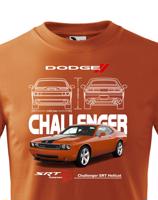 Dětské tričko Dodge Challenger SRT Hellcat - kvalitní tisk a rychlé dodání