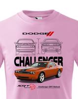 Dětské tričko Dodge Challenger SRT Hellcat - kvalitní tisk a rychlé dodání
