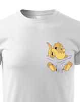 Dětské tričko Dráček v kapsičce - dárek pro milovníky dráčků