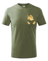 Dětské tričko Dráček v kapsičce - dárek pro milovníky dráčků