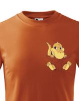 Dětské tričko Dráček v kapsičce - dárek pro milovníky dráčků