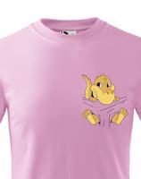 Dětské tričko Dráček v kapsičce - dárek pro milovníky dráčků