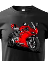 Dětské tričko Ducati Panigale VS - motorkářský motiv