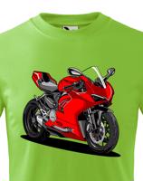 Dětské tričko Ducati Panigale VS - motorkářský motiv