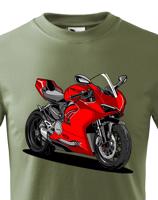 Dětské tričko Ducati Panigale VS - motorkářský motiv