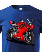 Dětské tričko Ducati Panigale VS - motorkářský motiv