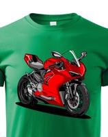 Dětské tričko Ducati Panigale VS - motorkářský motiv