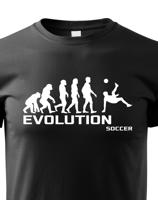Dětské tričko evoluce fotbalu - ideální dárek pro fotbalistu