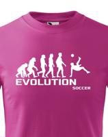 Dětské tričko evoluce fotbalu - ideální dárek pro fotbalistu
