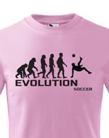 Dětské tričko evoluce fotbalu - ideální dárek pro fotbalistu