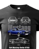 Dětské tričko Ford Mustang Shelby GT350- kvalitní tisk a rychlé dodání