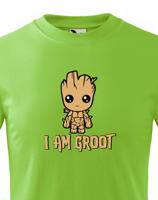 Dětské tričko Groot z filmu Strážci galaxie - Já jsem Groot na triku