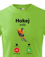 Dětské tričko Hokej volá - ideální dárek pro malého hokejistu