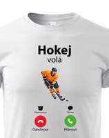Dětské tričko Hokej volá - ideální dárek pro malého hokejistu