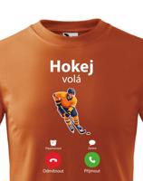 Dětské tričko Hokej volá - ideální dárek pro malého hokejistu