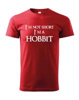 Dětské tričko "I am not short I am Hobbit" -  Nejsem malý, jsem hobit