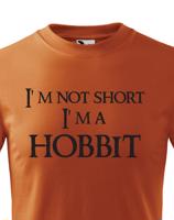 Dětské tričko "I am not short I am Hobbit" -  Nejsem malý, jsem hobit