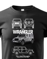 Dětské tričko Jeep Wrangler  - kvalitní tisk a rychlé dodání