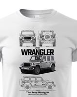 Dětské tričko Jeep Wrangler  - kvalitní tisk a rychlé dodání