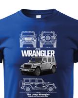 Dětské tričko Jeep Wrangler  - kvalitní tisk a rychlé dodání