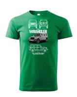 Dětské tričko Jeep Wrangler  - kvalitní tisk a rychlé dodání