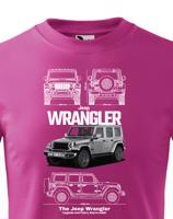 Dětské tričko Jeep Wrangler  - kvalitní tisk a rychlé dodání