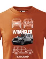 Dětské tričko Jeep Wrangler  - kvalitní tisk a rychlé dodání