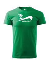 Dětské tričko - Just flip it - tričko pro skejťáka se skateboardem
