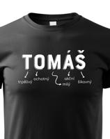 Dětské tričko k svátku s jménem Tomáš