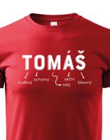 Dětské tričko k svátku s jménem Tomáš