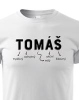 Dětské tričko k svátku s jménem Tomáš