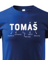 Dětské tričko k svátku s jménem Tomáš