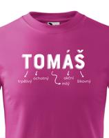 Dětské tričko k svátku s jménem Tomáš
