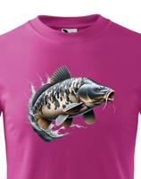 Dětské tričko Kapr - dětské tričko pro malé rybáře