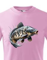 Dětské tričko Kapr - dětské tričko pro malé rybáře