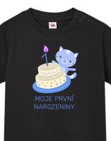 Dětské tričko – Kočička s volitelným věkem