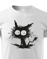 Dětské tričko kočko příšera  - ideální dárek pro milovníky koček