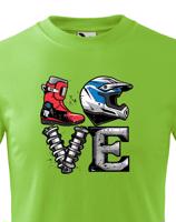 Dětské tričko Love motocross