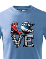 Dětské tričko Love motocross