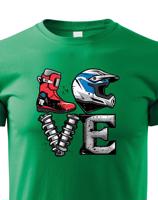 Dětské tričko Love motocross