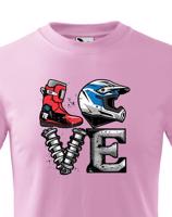Dětské tričko Love motocross