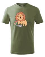 Dětské tričko Lvíče - skvělý dárek pro milovníky zvířat