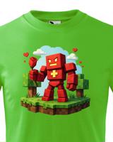 Dětské tričko - Minecraft Robot